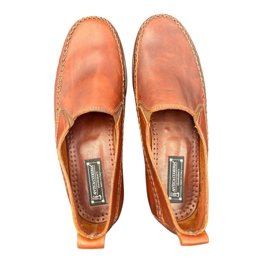 🇮🇹Antica Cuoieria Italian Leather Loafers – Men’s Size 41 (US 8) – Made in Italy - Picture 5 of 10